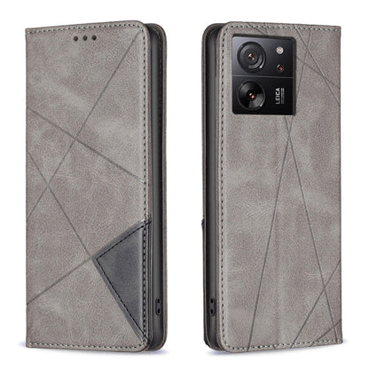 Rhombus Texture Magnetic Leather Phone Case, For Xiaomi Redmi Note 13 Pro+ 5G, For Xiaomi Redmi Note 13 Pro 5G, For Xiaomi 13T / 13T Pro / Redmi K60 Ultra, For Xiaomi Redmi K70 / K70 Pro