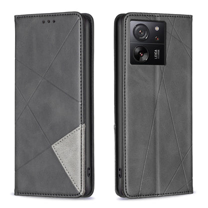 Rhombus Texture Magnetic Leather Phone Case, For Xiaomi Redmi Note 13 Pro+ 5G, For Xiaomi Redmi Note 13 Pro 5G, For Xiaomi 13T / 13T Pro / Redmi K60 Ultra, For Xiaomi Redmi K70 / K70 Pro