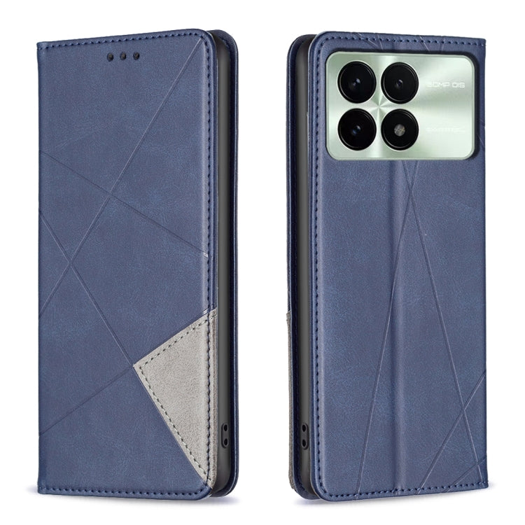 Rhombus Texture Magnetic Leather Phone Case, For Xiaomi Redmi Note 13 Pro+ 5G, For Xiaomi Redmi Note 13 Pro 5G, For Xiaomi 13T / 13T Pro / Redmi K60 Ultra, For Xiaomi Redmi K70 / K70 Pro