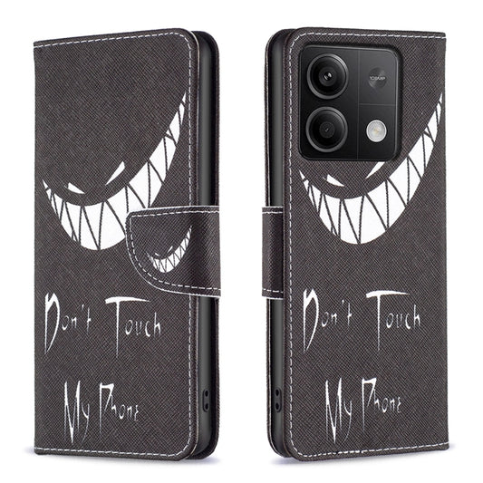 Colored Drawing Pattern Leather Phone Case, For Xiaomi Redmi Note 13, For Xiaomi Redmi 12 4G, For Xiaomi Redmi Note 13 Pro 4G Global