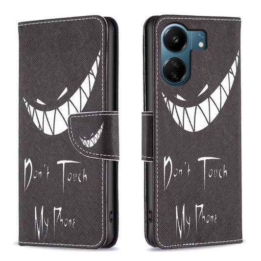 Colored Drawing Pattern Leather Phone Case, For Xiaomi Redmi 13C, For Xiaomi Civi 3 5G, For Xiaomi 13T / 13T Pro / Redmi K60 Ultra