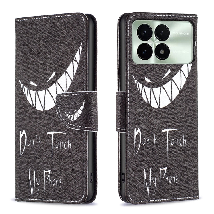 Colored Drawing Pattern Leather Phone Case, For Xiaomi Redmi K70 / K70 Pro