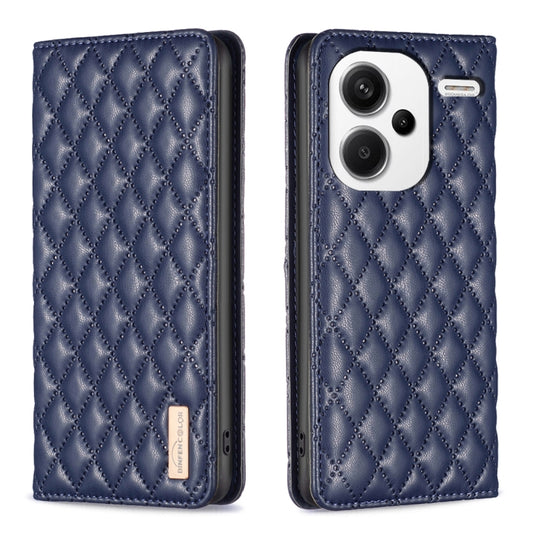 Diamond Lattice Magnetic Leather Flip Phone Case, For Xiaomi Redmi Note 13 Pro+ 5G, For Xiaomi Redmi Note 13 Pro 5G, For Xiaomi 13T / 13T Pro / Redmi K60 Ultra, For Xiaomi Redmi K70 / K70 Pro