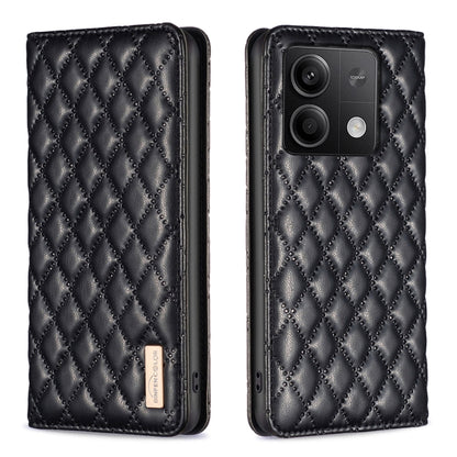 Diamond Lattice Magnetic Leather Flip Phone Case, For Xiaomi Redmi Note 13 4G Global, For Xiaomi Redmi K70E, For Xiaomi Redmi Note 13, For Xiaomi Redmi 13C