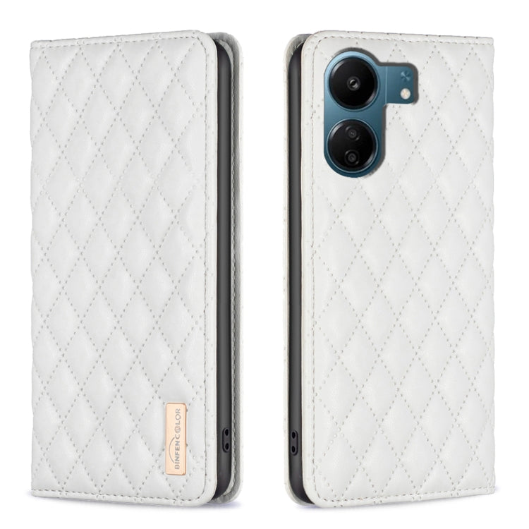 Diamond Lattice Magnetic Leather Flip Phone Case, For Xiaomi Redmi Note 13 4G Global, For Xiaomi Redmi K70E, For Xiaomi Redmi Note 13, For Xiaomi Redmi 13C