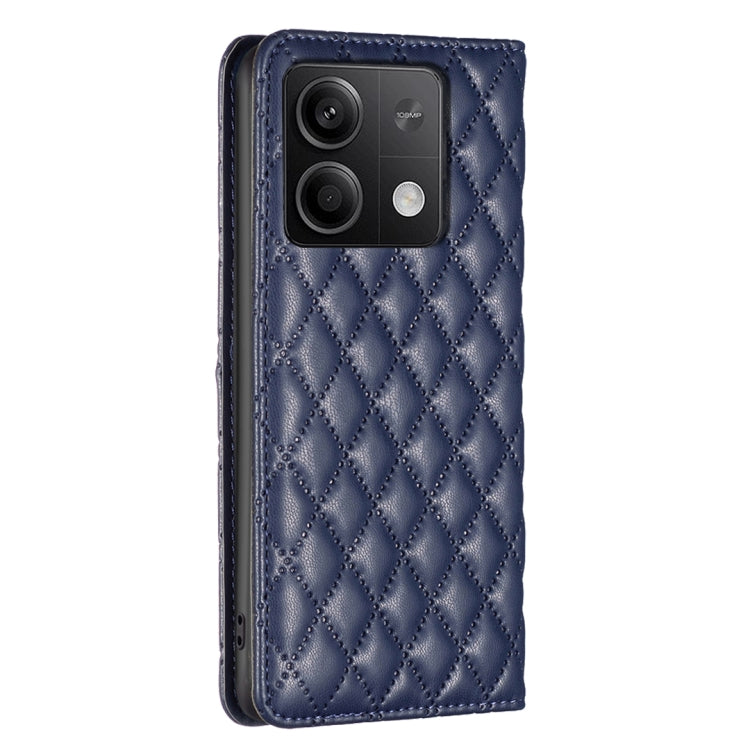 Diamond Lattice Magnetic Leather Flip Phone Case, For Xiaomi Redmi Note 13 4G Global, For Xiaomi Redmi K70E, For Xiaomi Redmi Note 13, For Xiaomi Redmi 13C