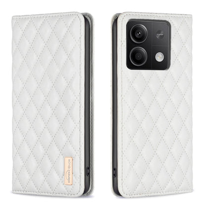Diamond Lattice Magnetic Leather Flip Phone Case, For Xiaomi Redmi Note 13 4G Global, For Xiaomi Redmi K70E, For Xiaomi Redmi Note 13, For Xiaomi Redmi 13C