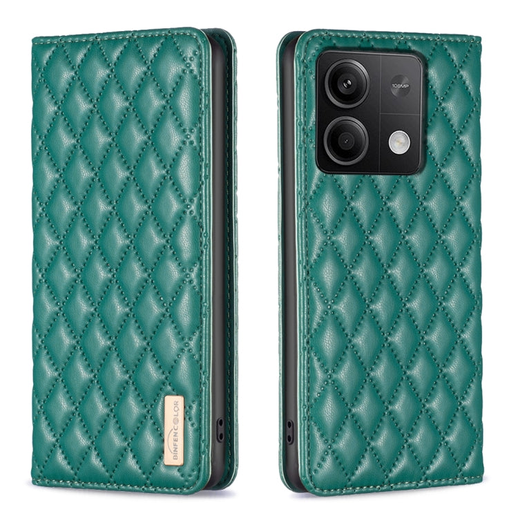 Diamond Lattice Magnetic Leather Flip Phone Case, For Xiaomi Redmi Note 13 4G Global, For Xiaomi Redmi K70E, For Xiaomi Redmi Note 13, For Xiaomi Redmi 13C