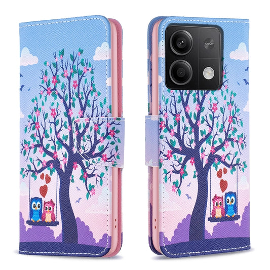 Colored Drawing Pattern Leather Phone Case, For Xiaomi Redmi Note 13 4G Global, For Xiaomi Poco F5 5G / Redmi Note 12 Turbo