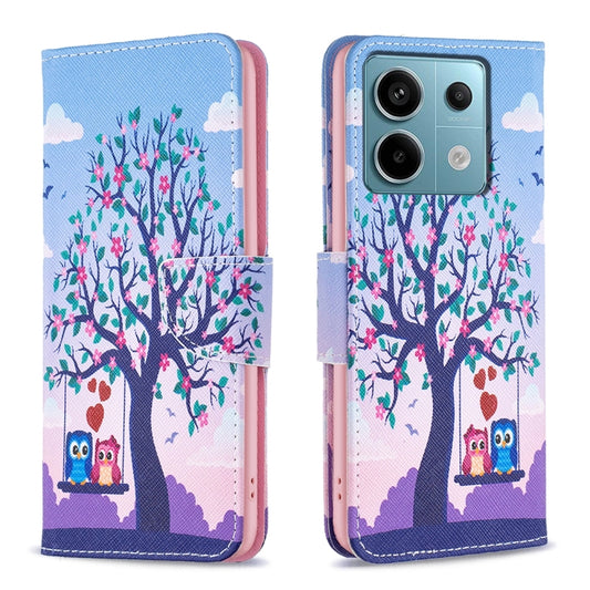 Colored Drawing Pattern Leather Phone Case, For Xiaomi Redmi Note 13 Pro 4G Global, For Xiaomi Redmi Note 12S 4G / Note 11