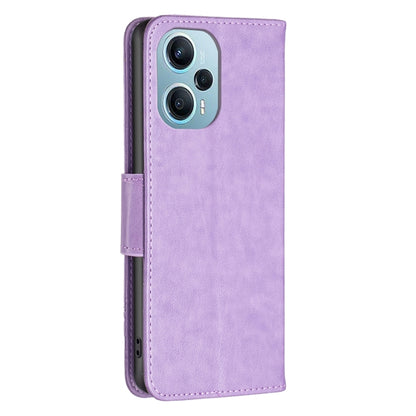 Two Butterflies Embossing Leather Phone Case, For Xiaomi Poco F5 5G / Redmi Note 12 Turbo, For Xiaomi Redmi Note 12S 4G / Note 11, For Xiaomi Civi 3 5G