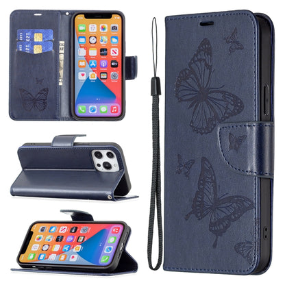 Two Butterflies Embossing Leather Phone Case, For Xiaomi Redmi 13C, For Xiaomi Redmi Note 13 Pro+ 5G, For Xiaomi Redmi Note 13 Pro 5G, For Xiaomi Redmi 12 4G