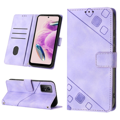 Skin Feel Embossed Leather Phone Case, For Xiaomi Redmi Note 12S 4G Global, For Xiaomi Poco C51 / A2+, For Xiaomi 13 Ultra, For Xiaomi Redmi Note 12 4G Global