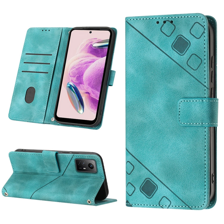 Skin Feel Embossed Leather Phone Case, For Xiaomi Redmi Note 12S 4G Global, For Xiaomi Poco C51 / A2+, For Xiaomi 13 Ultra, For Xiaomi Redmi Note 12 4G Global