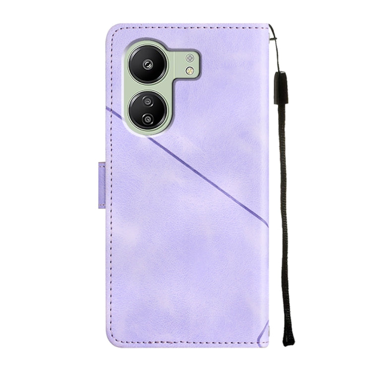 Skin Feel Embossed Leather Phone Case, For Xiaomi Redmi 13C, For Xiaomi Redmi Note 13 Pro+ 5G, For Xiaomi Redmi Note 13 Pro 5G Global, For Xiaomi Poco M6 Pro 5G / Redmi 12 4G / 5G