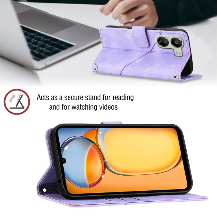 Skin Feel Embossed Leather Phone Case, For Xiaomi Redmi 13C, For Xiaomi Redmi Note 13 Pro+ 5G, For Xiaomi Redmi Note 13 Pro 5G Global, For Xiaomi Poco M6 Pro 5G / Redmi 12 4G / 5G