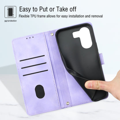 Skin Feel Embossed Leather Phone Case, For Xiaomi Redmi 13C, For Xiaomi Redmi Note 13 Pro+ 5G, For Xiaomi Redmi Note 13 Pro 5G Global, For Xiaomi Poco M6 Pro 5G / Redmi 12 4G / 5G