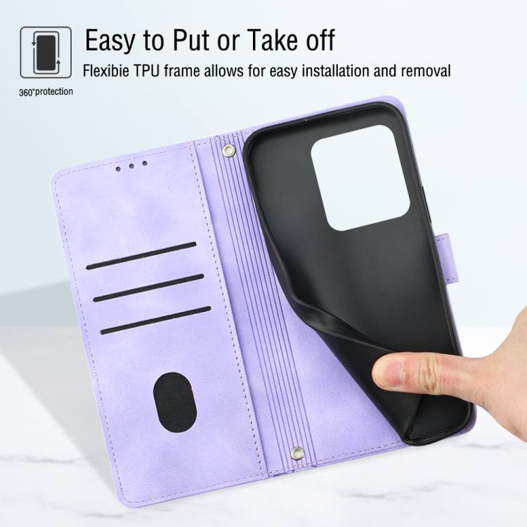 Skin Feel Embossed Leather Phone Case, For Xiaomi Redmi Note 13 Pro 4G Global, For Xiaomi Redmi Note 13 4G Global, For Xiaomi Redmi K70E, For Xiaomi Poco X6 Pro