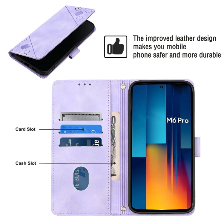 Skin Feel Embossed Leather Phone Case, For Xiaomi Redmi Note 13 Pro 4G Global, For Xiaomi Redmi Note 13 4G Global, For Xiaomi Redmi K70E, For Xiaomi Poco X6 Pro