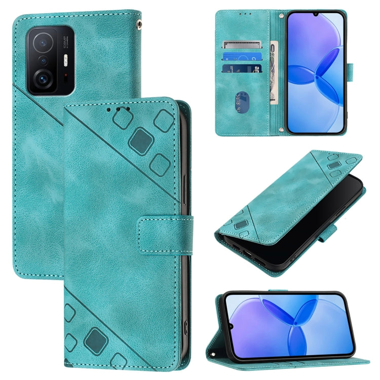 Skin Feel Embossed Leather Phone Case, For Xiaomi Civi 1S, For Xiaomi Poco M4 Pro 5G / Redmi Note 11S 5G, For Xiaomi Poco M2 Pro / Redmi Note 10 Lite, For Xiaomi 11T / 11T Pro