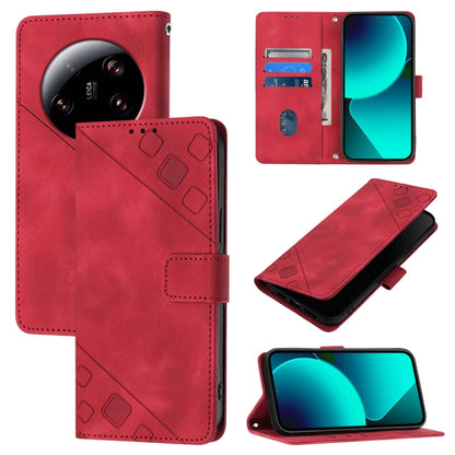 Skin Feel Embossed Leather Phone Case, For Xiaomi Redmi Note 12S 4G Global, For Xiaomi Poco C51 / A2+, For Xiaomi 13 Ultra, For Xiaomi Redmi Note 12 4G Global