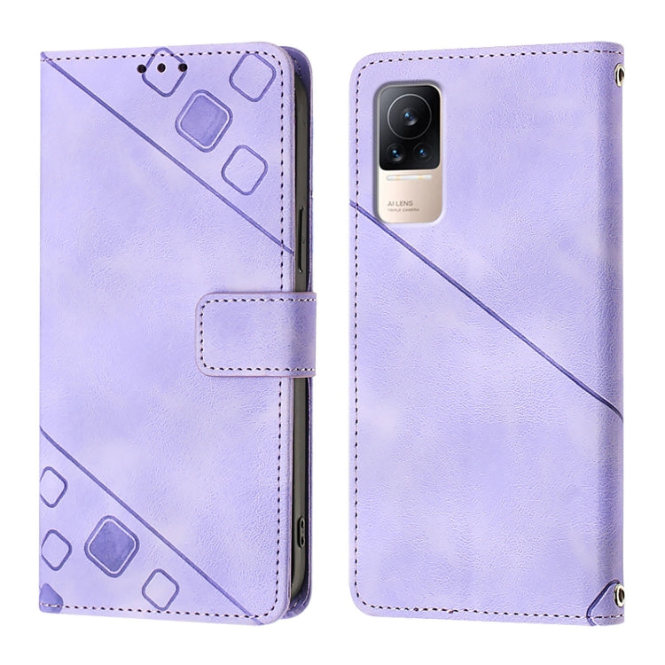 Skin Feel Embossed Leather Phone Case, For Xiaomi Civi 1S, For Xiaomi Poco M4 Pro 5G / Redmi Note 11S 5G, For Xiaomi Poco M2 Pro / Redmi Note 10 Lite, For Xiaomi 11T / 11T Pro