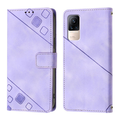 Skin Feel Embossed Leather Phone Case, For Xiaomi Civi 1S, For Xiaomi Poco M4 Pro 5G / Redmi Note 11S 5G, For Xiaomi Poco M2 Pro / Redmi Note 10 Lite, For Xiaomi 11T / 11T Pro