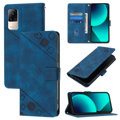 Skin Feel Embossed Leather Phone Case, For Xiaomi Civi 1S, For Xiaomi Poco M4 Pro 5G / Redmi Note 11S 5G, For Xiaomi Poco M2 Pro / Redmi Note 10 Lite, For Xiaomi 11T / 11T Pro