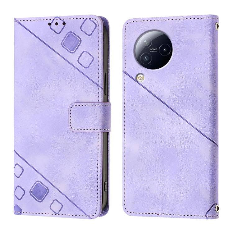 Skin Feel Embossed Leather Phone Case, For Xiaomi Civi 3, For Xiaomi Poco M5s / Redmi Note 11 SE India, For Xiaomi Poco X4 NFC 5G, For Xiaomi Redmi Note 11 Pro+ 5G EU