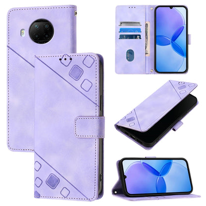 Skin Feel Embossed Leather Phone Case, For Xiaomi Mi 11, For Xiaomi Redmi Note 9 4G / Redmi 10X 4G, For Xiaomi Mi 10T 5G / Mi 10T Pro 5G, For Xiaomi Mi 10T Lite 5G