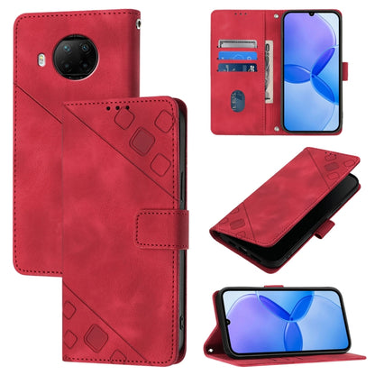Skin Feel Embossed Leather Phone Case, For Xiaomi Mi 11, For Xiaomi Redmi Note 9 4G / Redmi 10X 4G, For Xiaomi Mi 10T 5G / Mi 10T Pro 5G, For Xiaomi Mi 10T Lite 5G