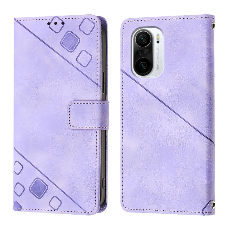 Skin Feel Embossed Leather Phone Case, For Xiaomi Poco F3 / Redmi K40 / K40 Pro, For Xiaomi Poco X3 / Poco X3 Pro, For Xiaomi Mi 11 Lite / Mi 11 Lite 5G, For Xiaomi Mi 11 Ultra