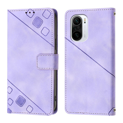 Skin Feel Embossed Leather Phone Case, For Xiaomi Poco F3 / Redmi K40 / K40 Pro, For Xiaomi Poco X3 / Poco X3 Pro, For Xiaomi Mi 11 Lite / Mi 11 Lite 5G, For Xiaomi Mi 11 Ultra