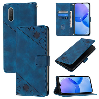 Skin Feel Embossed Leather Phone Case, For Xiaomi Redmi Note 8 Pro, For Xiaomi Mi CC9e / Mi A3, For Xiaomi Redmi Note 7 / Note 7 Pro, For Xiaomi Redmi 7