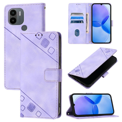Skin Feel Embossed Leather Phone Case, For Xiaomi Redmi Note 12S 4G Global, For Xiaomi Poco C51 / A2+, For Xiaomi 13 Ultra, For Xiaomi Redmi Note 12 4G Global