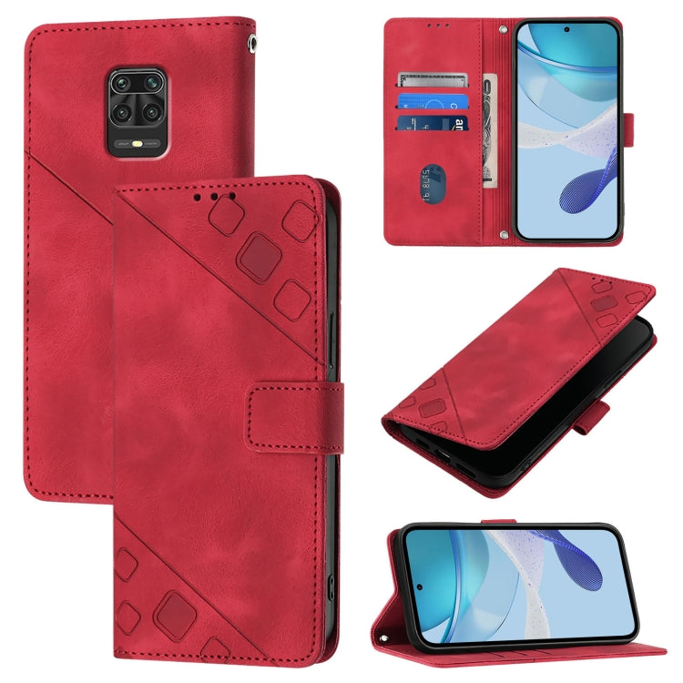 Skin Feel Embossed Leather Phone Case, For Xiaomi Civi 1S, For Xiaomi Poco M4 Pro 5G / Redmi Note 11S 5G, For Xiaomi Poco M2 Pro / Redmi Note 10 Lite, For Xiaomi 11T / 11T Pro
