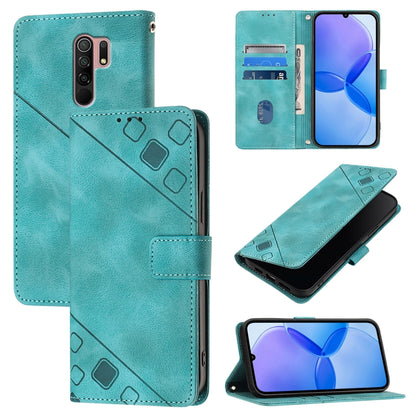 Skin Feel Embossed Leather Phone Case, For Xiaomi Redmi 9A / 9i / 9AT, For Xiaomi Poco M2 Global / Redmi 9, For Xiaomi Poco M3 Pro 5G / Redmi Note 10 5G, For Xiaomi Poco X3 GT