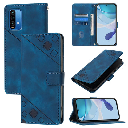 Skin Feel Embossed Leather Phone Case, For Xiaomi Mi 11 Pro, For Xiaomi Redmi Note 10 Pro 4G, For Xiaomi Poco M3 / Redmi 9 Power, For Xiaomi Redmi Note 9T Global