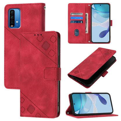 Skin Feel Embossed Leather Phone Case, For Xiaomi Mi 11 Pro, For Xiaomi Redmi Note 10 Pro 4G, For Xiaomi Poco M3 / Redmi 9 Power, For Xiaomi Redmi Note 9T Global