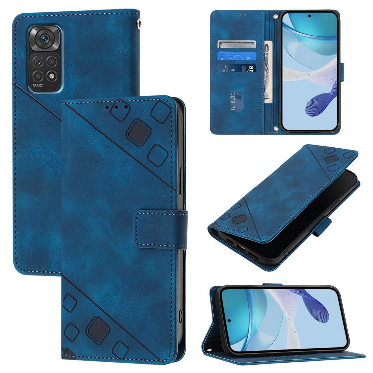 Skin Feel Embossed Leather Phone Case, For Xiaomi Civi 1S, For Xiaomi Poco M4 Pro 5G / Redmi Note 11S 5G, For Xiaomi Poco M2 Pro / Redmi Note 10 Lite, For Xiaomi 11T / 11T Pro
