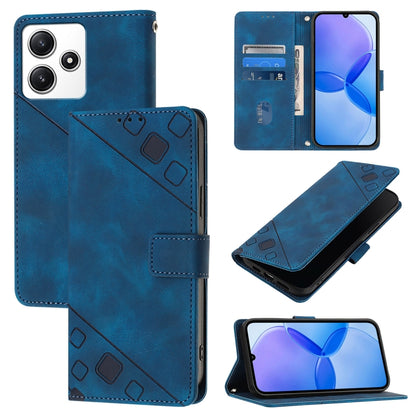 Skin Feel Embossed Leather Phone Case, For Xiaomi Redmi 13C, For Xiaomi Redmi Note 13 Pro+ 5G, For Xiaomi Redmi Note 13 Pro 5G Global, For Xiaomi Poco M6 Pro 5G / Redmi 12 4G / 5G