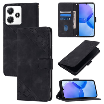 Skin Feel Embossed Leather Phone Case, For Xiaomi Redmi 13C, For Xiaomi Redmi Note 13 Pro+ 5G, For Xiaomi Redmi Note 13 Pro 5G Global, For Xiaomi Poco M6 Pro 5G / Redmi 12 4G / 5G