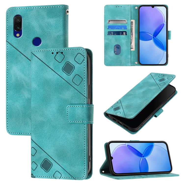 Skin Feel Embossed Leather Phone Case, For Xiaomi Redmi Note 8 Pro, For Xiaomi Mi CC9e / Mi A3, For Xiaomi Redmi Note 7 / Note 7 Pro, For Xiaomi Redmi 7