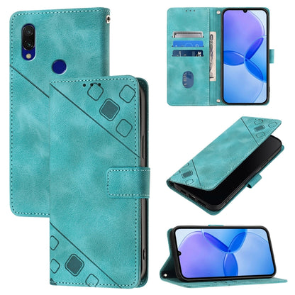 Skin Feel Embossed Leather Phone Case, For Xiaomi Redmi Note 8 Pro, For Xiaomi Mi CC9e / Mi A3, For Xiaomi Redmi Note 7 / Note 7 Pro, For Xiaomi Redmi 7