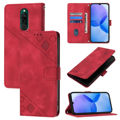 Skin Feel Embossed Leather Phone Case, For Xiaomi Mi 10 Lite 5G, For Xiaomi Redmi 8 / Redmi 8A, For Xiaomi Mi CC9 / Mi 9 Lite, For Xiaomi Redmi Note 8
