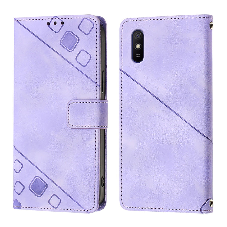 Skin Feel Embossed Leather Phone Case, For Xiaomi Redmi 9A / 9i / 9AT, For Xiaomi Poco M2 Global / Redmi 9, For Xiaomi Poco M3 Pro 5G / Redmi Note 10 5G, For Xiaomi Poco X3 GT