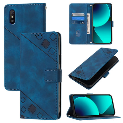 Skin Feel Embossed Leather Phone Case, For Xiaomi Redmi 9A / 9i / 9AT, For Xiaomi Poco M2 Global / Redmi 9, For Xiaomi Poco M3 Pro 5G / Redmi Note 10 5G, For Xiaomi Poco X3 GT