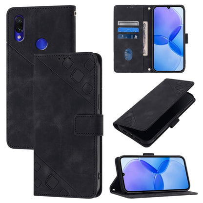 Skin Feel Embossed Leather Phone Case, For Xiaomi Redmi Note 8 Pro, For Xiaomi Mi CC9e / Mi A3, For Xiaomi Redmi Note 7 / Note 7 Pro, For Xiaomi Redmi 7
