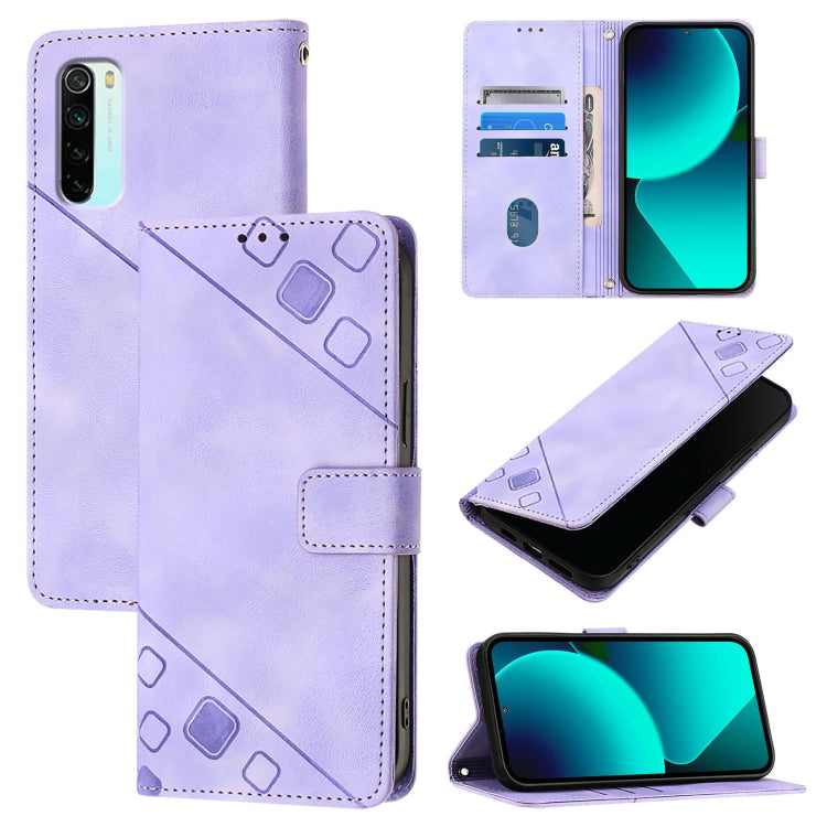 Skin Feel Embossed Leather Phone Case, For Xiaomi Mi 10 Lite 5G, For Xiaomi Redmi 8 / Redmi 8A, For Xiaomi Mi CC9 / Mi 9 Lite, For Xiaomi Redmi Note 8