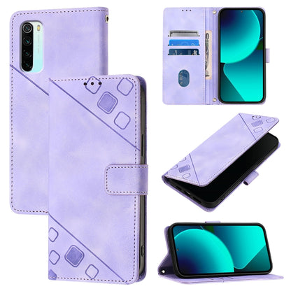 Skin Feel Embossed Leather Phone Case, For Xiaomi Mi 10 Lite 5G, For Xiaomi Redmi 8 / Redmi 8A, For Xiaomi Mi CC9 / Mi 9 Lite, For Xiaomi Redmi Note 8